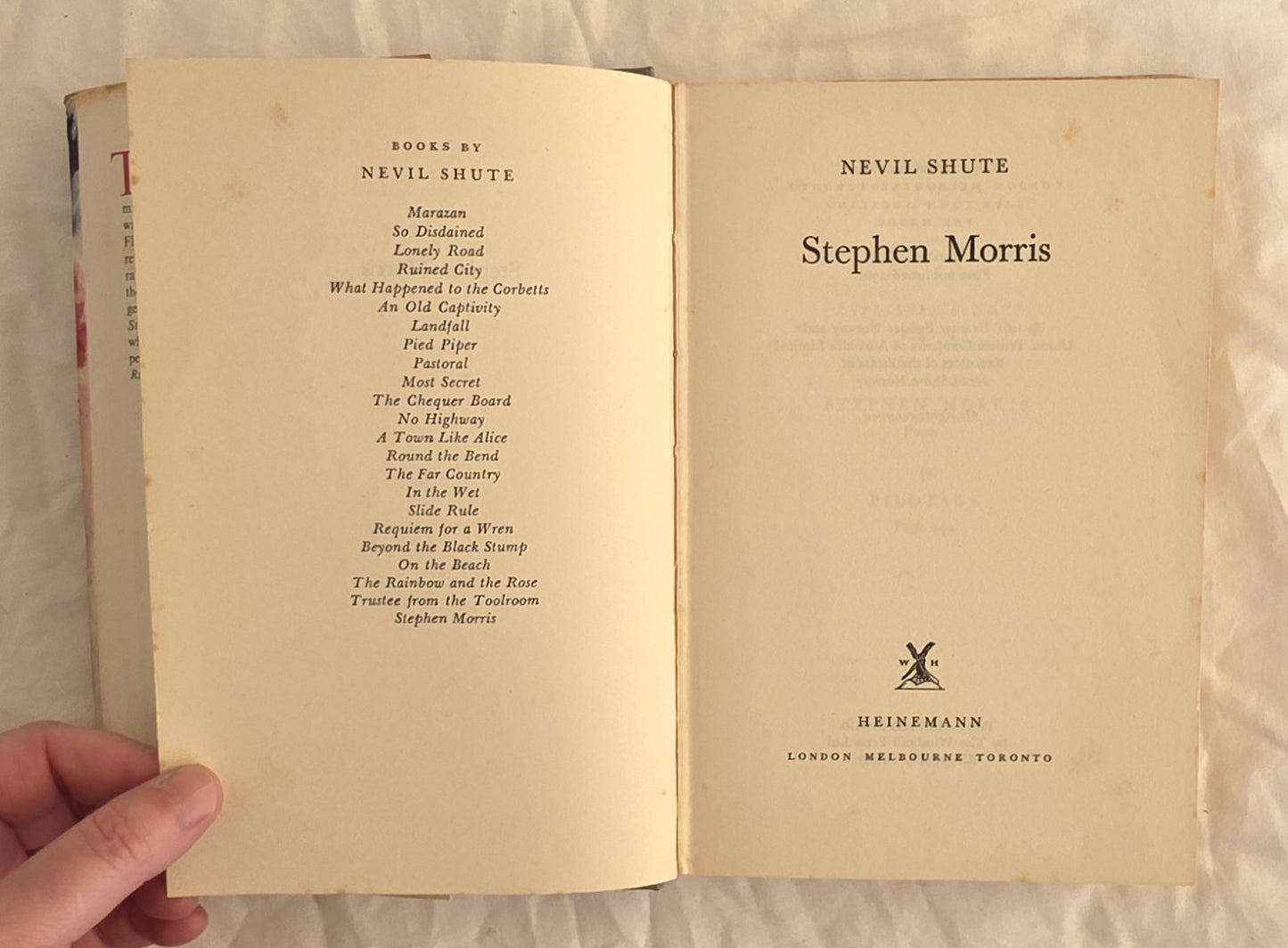 Stephen Morris by Nevil Shute