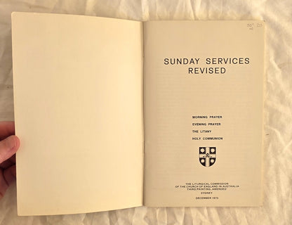 Sunday Services Revised
