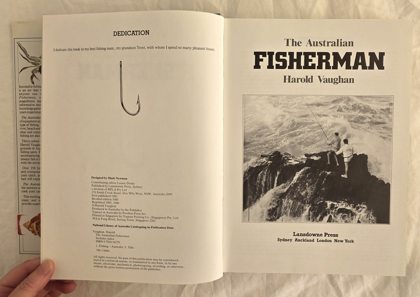 The Australian Fisherman by Harold Vaughan