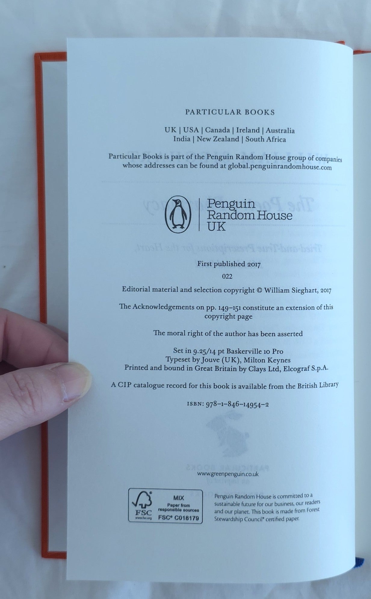 The Poetry Pharmacy by William Sieghart