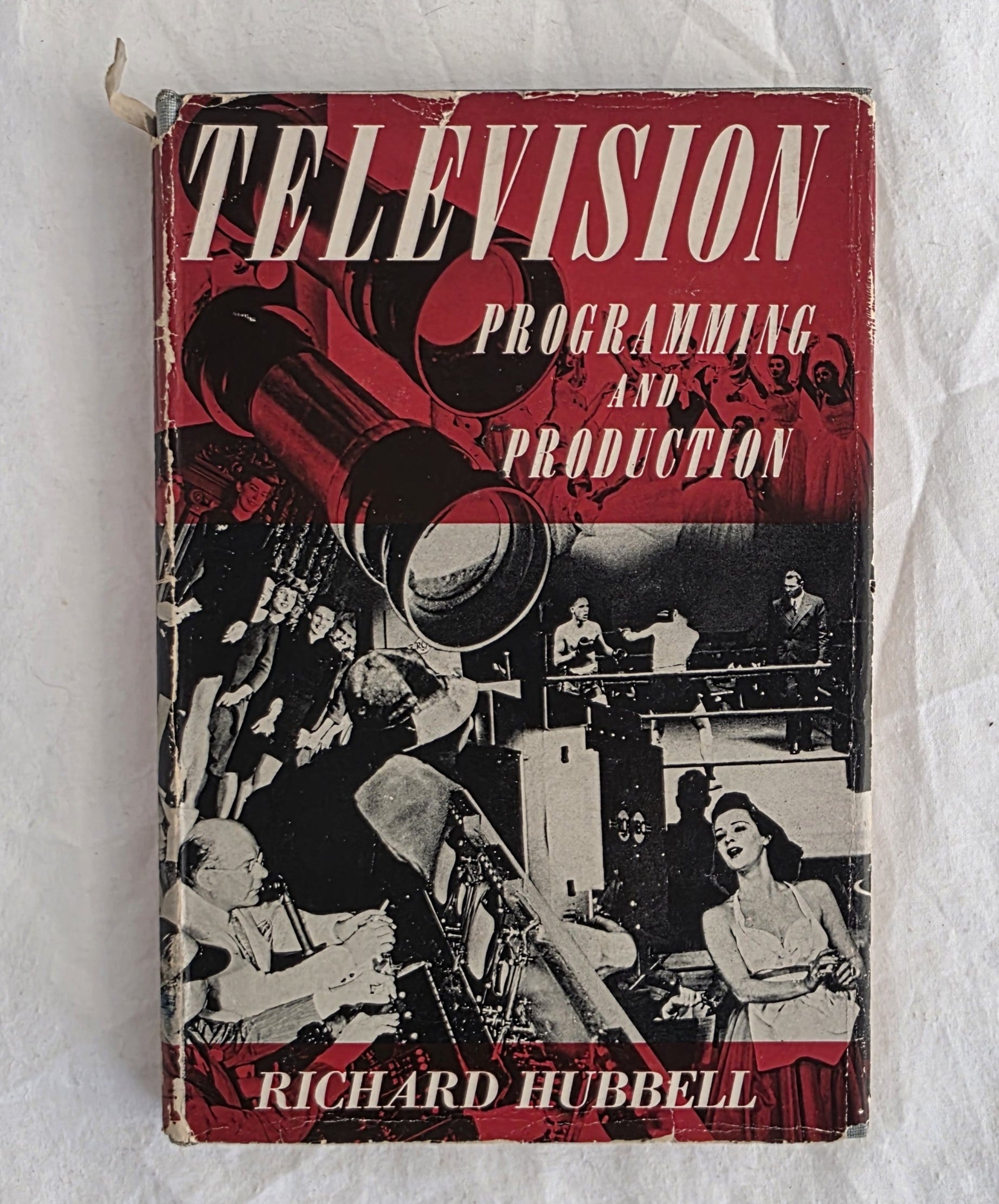 Book cover of 'Television Programming and Production' by Richard Hubbell on a textured white background