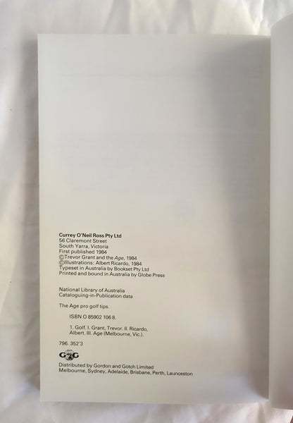 The Age Pro Golf Tips by Trevor Grant