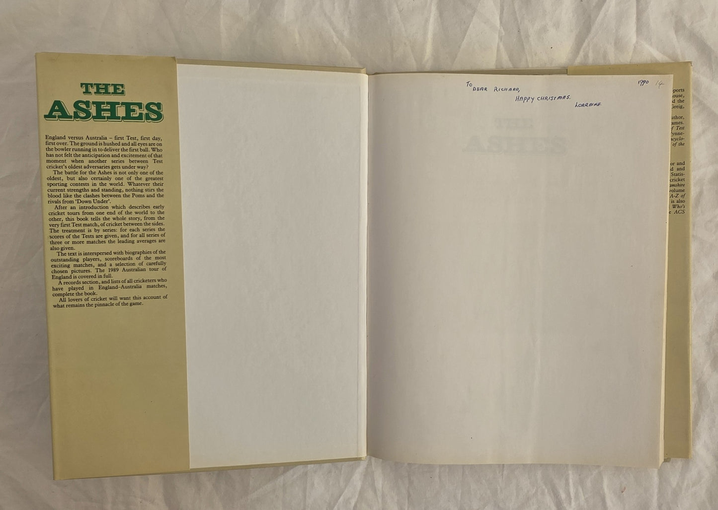 The Ashes by Peter Arnold and Peter Wynne-Thomas