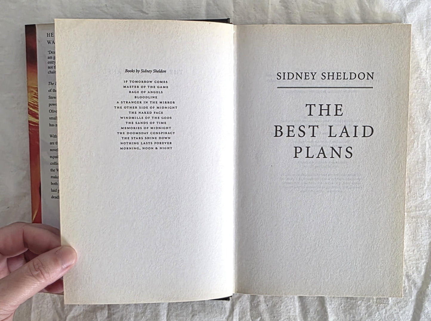 The Best Laid Plans by Sidney Sheldon