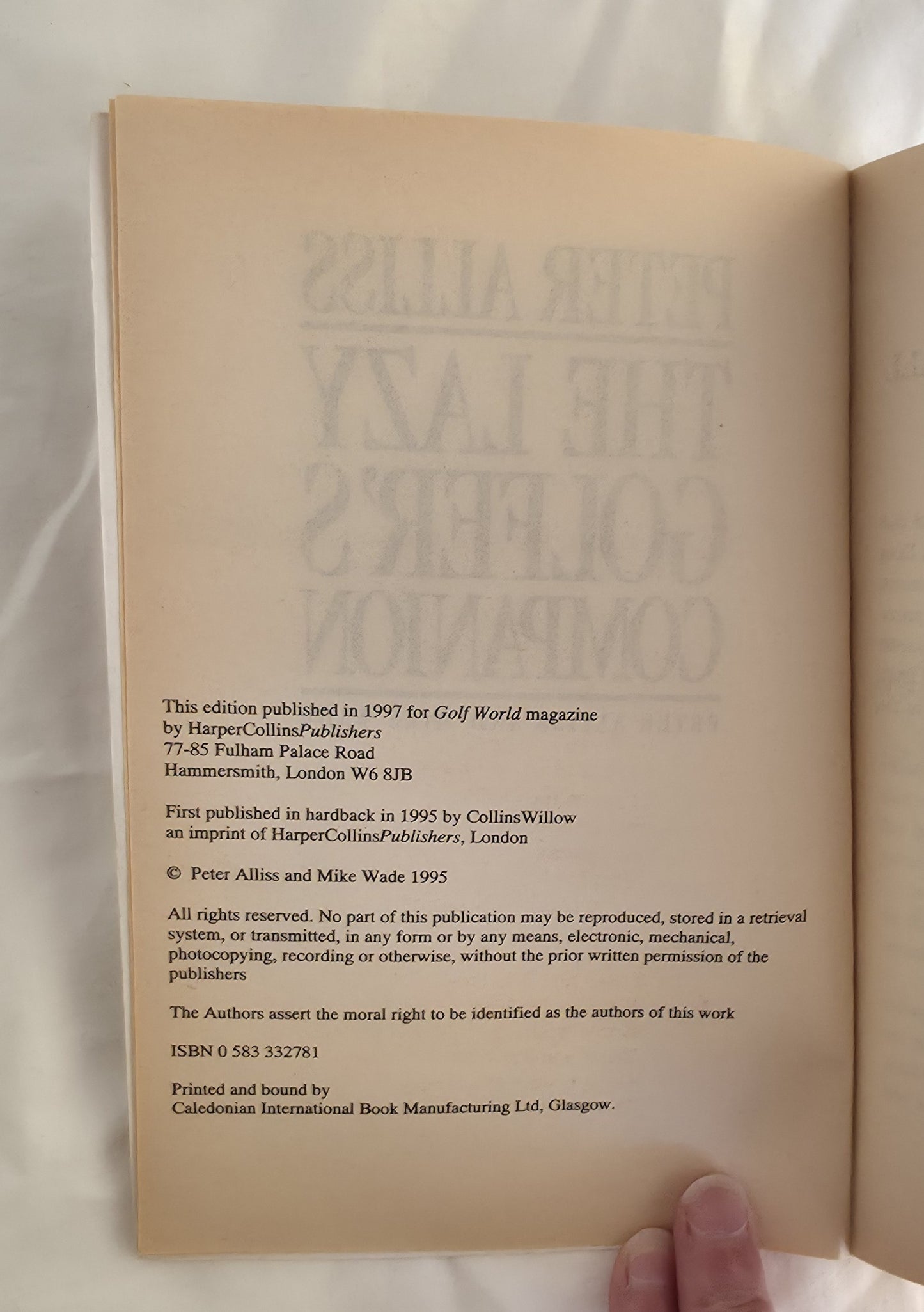 The Best of The Lazy Golfer’s Companion by Peter Alliss and Mike Wade