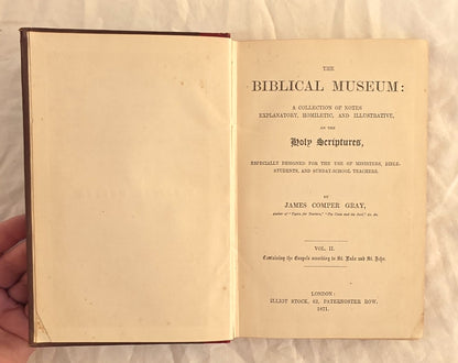 The Biblical Museum by James Comper Gray