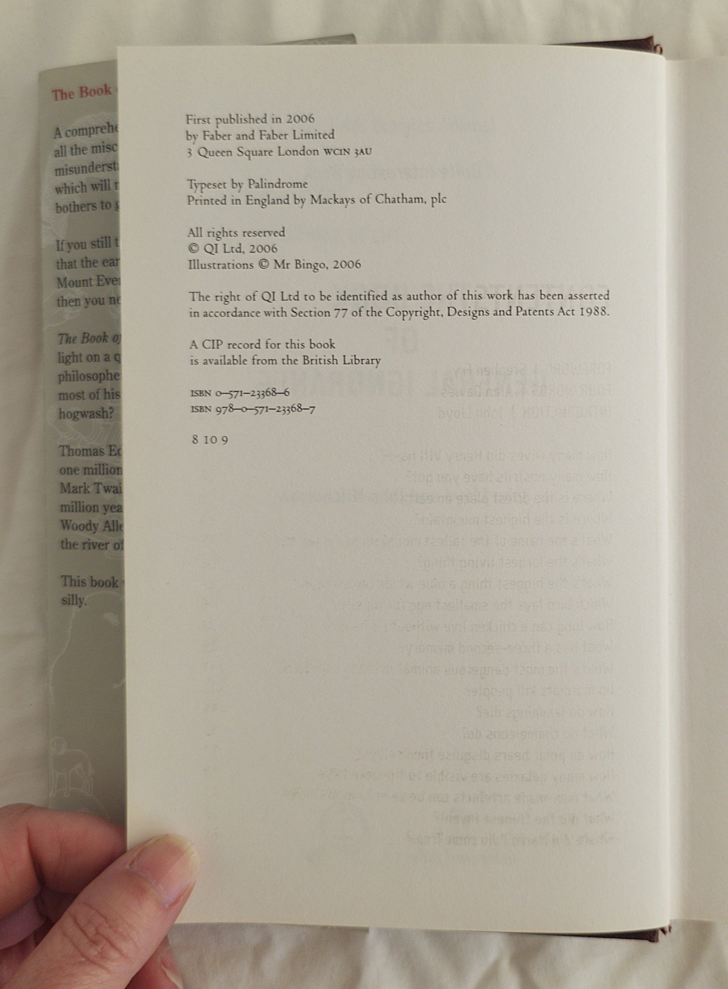 The Book of General Ignorance by John Lloyd and John Mitchinson