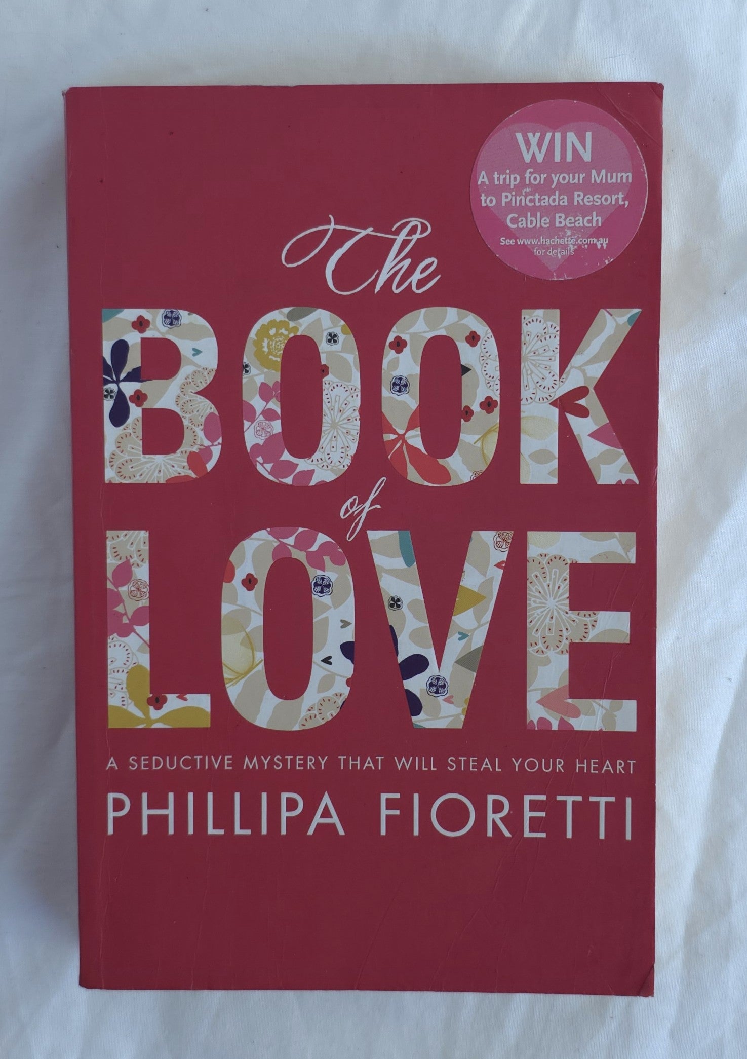 Book cover of 'The Book of Love' by Phillipa Fioretti on a white background