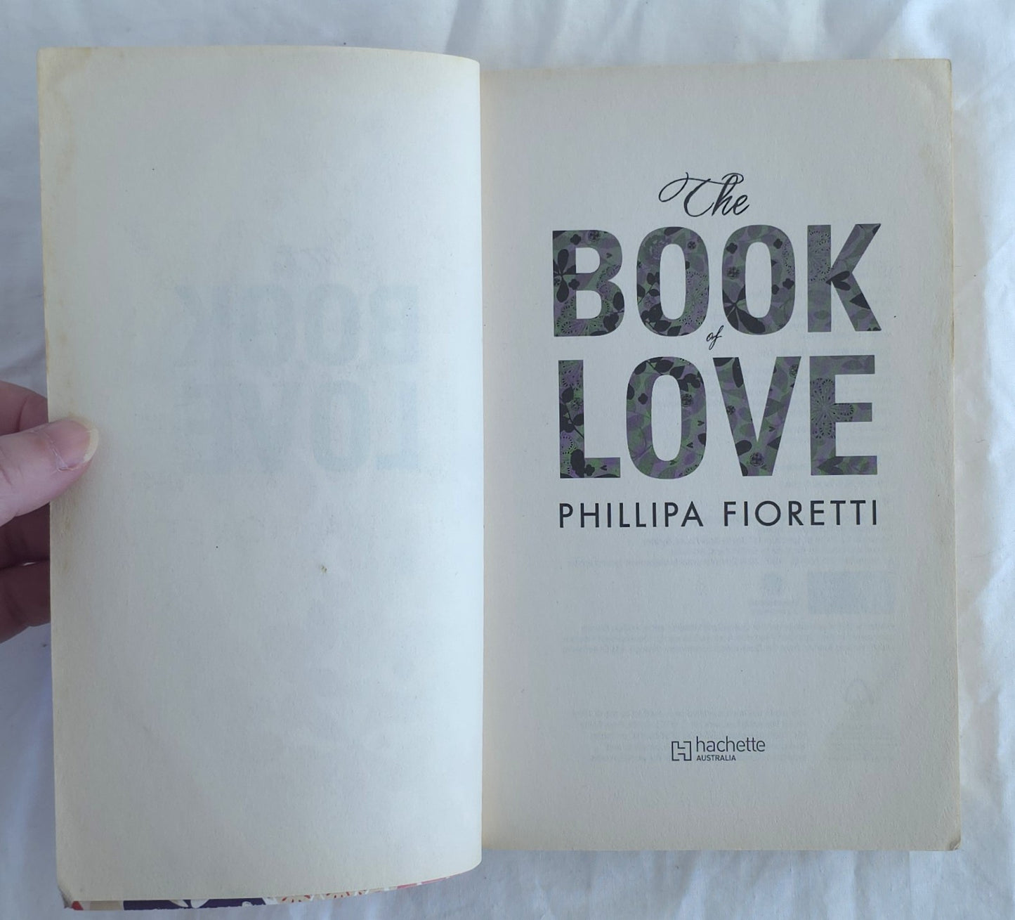 The Book of Love by Phillipa Fioretti