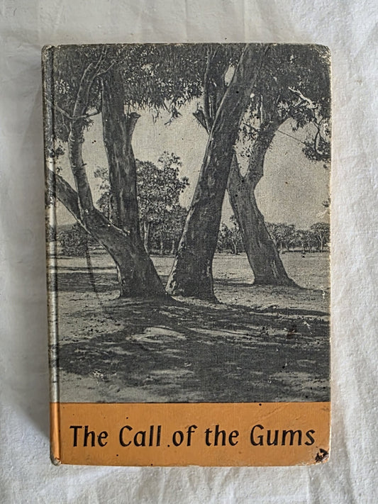 Book cover of 'The Call of the Gums' with a black and white landscape illustration on a light background