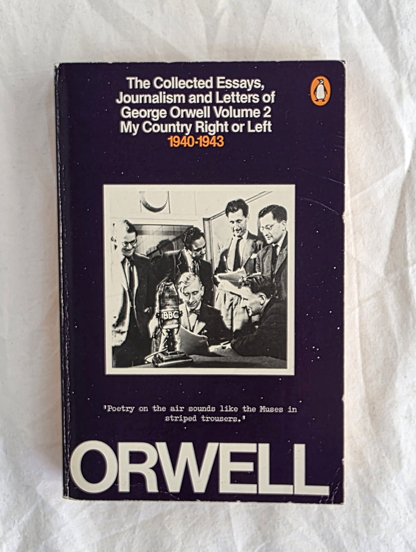 Book cover of 'The Collected Essays, Journalism and Letters of George Orwell Volume 2' on a white background