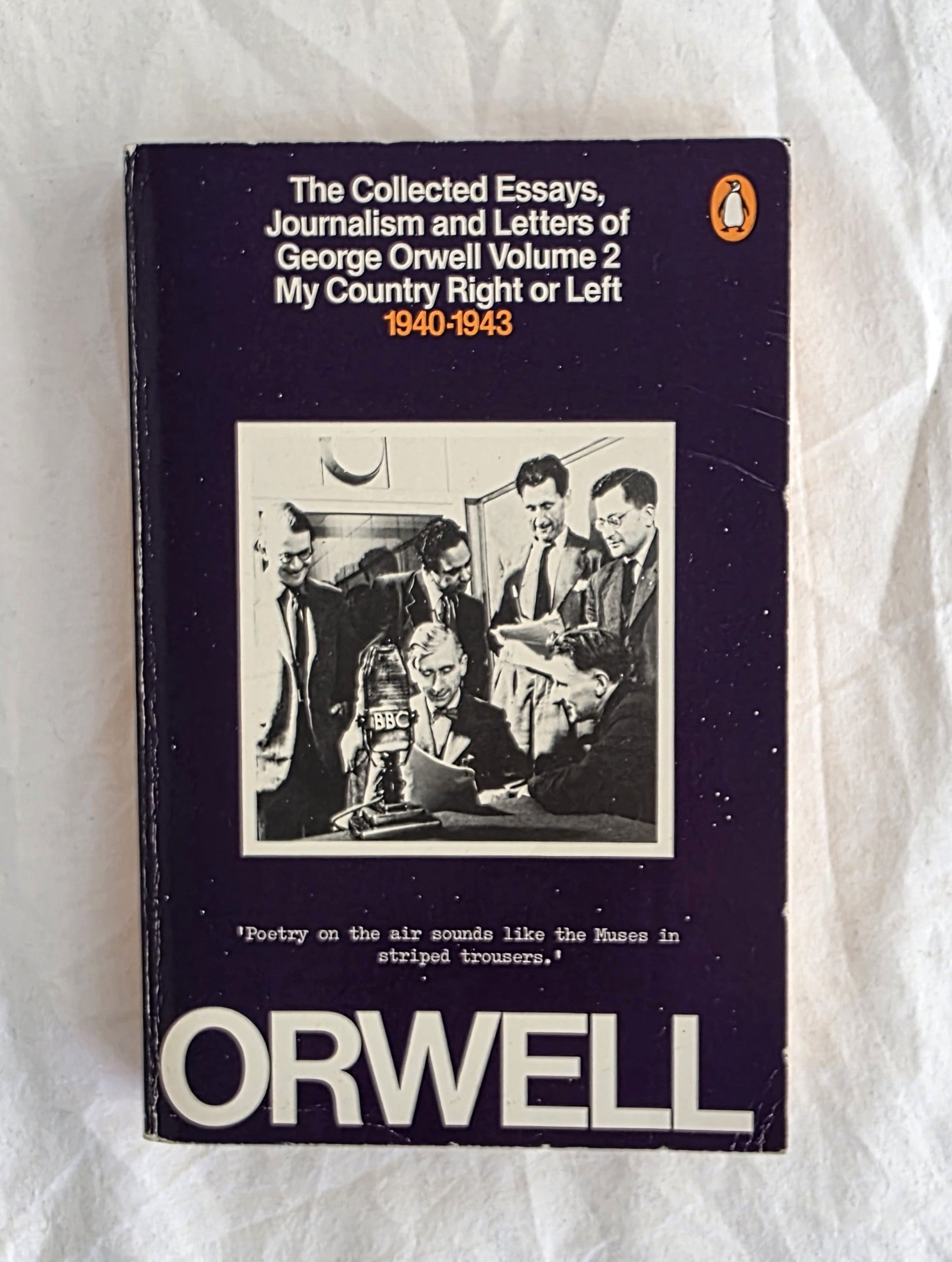 Book cover of 'The Collected Essays, Journalism and Letters of George Orwell Volume 2' on a white background