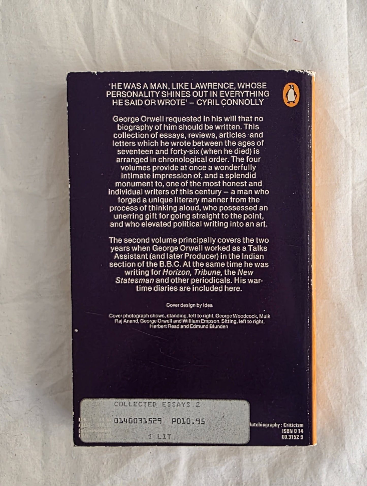 The Collected Essays, Journalism and Letters of George Orwell - Vol II