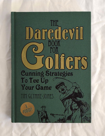 Book titled 'The Daredevil Book for Golfers' on a white background