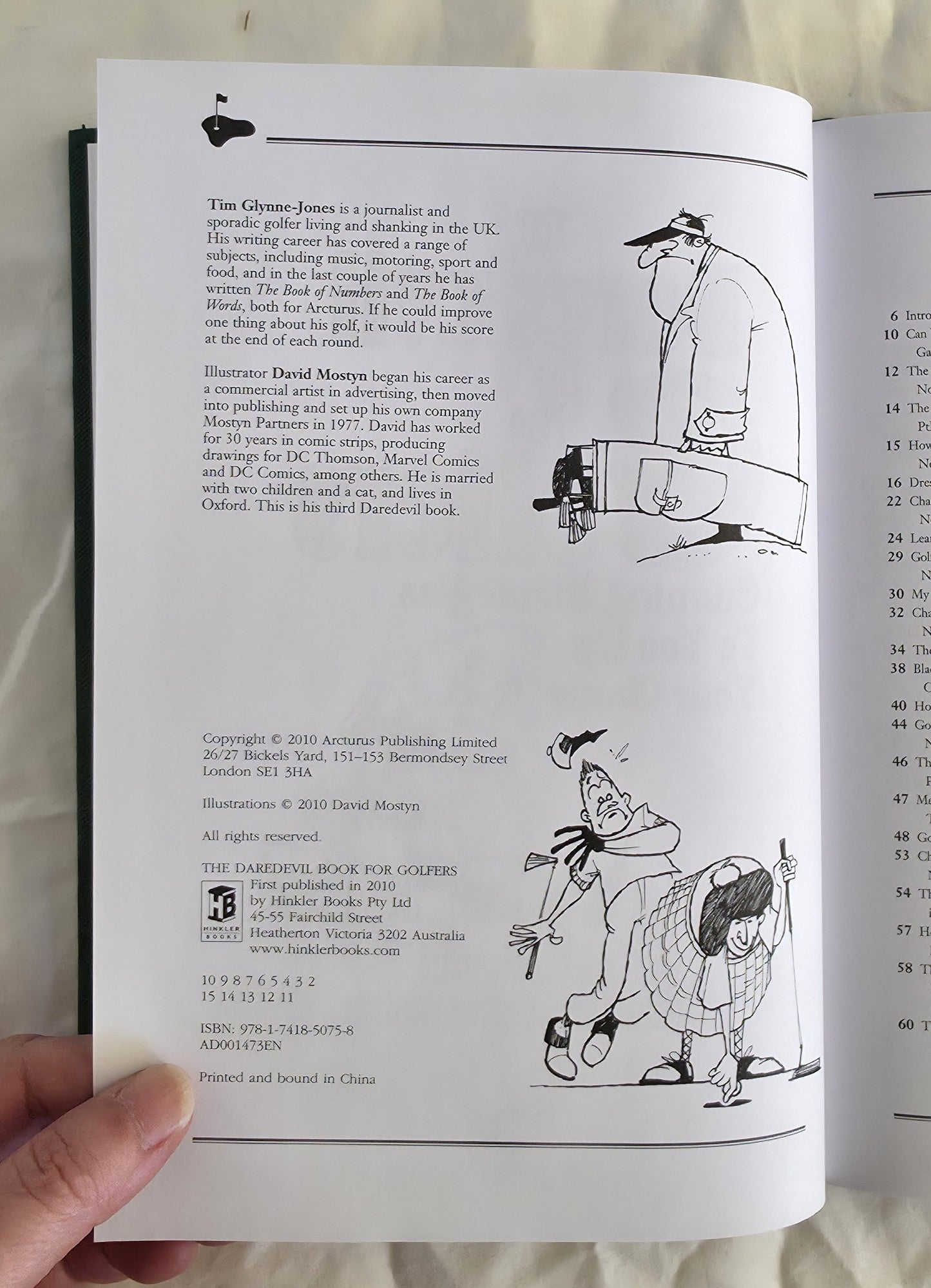 The Daredevil Book for Golfers by Tim Glynne-Jones