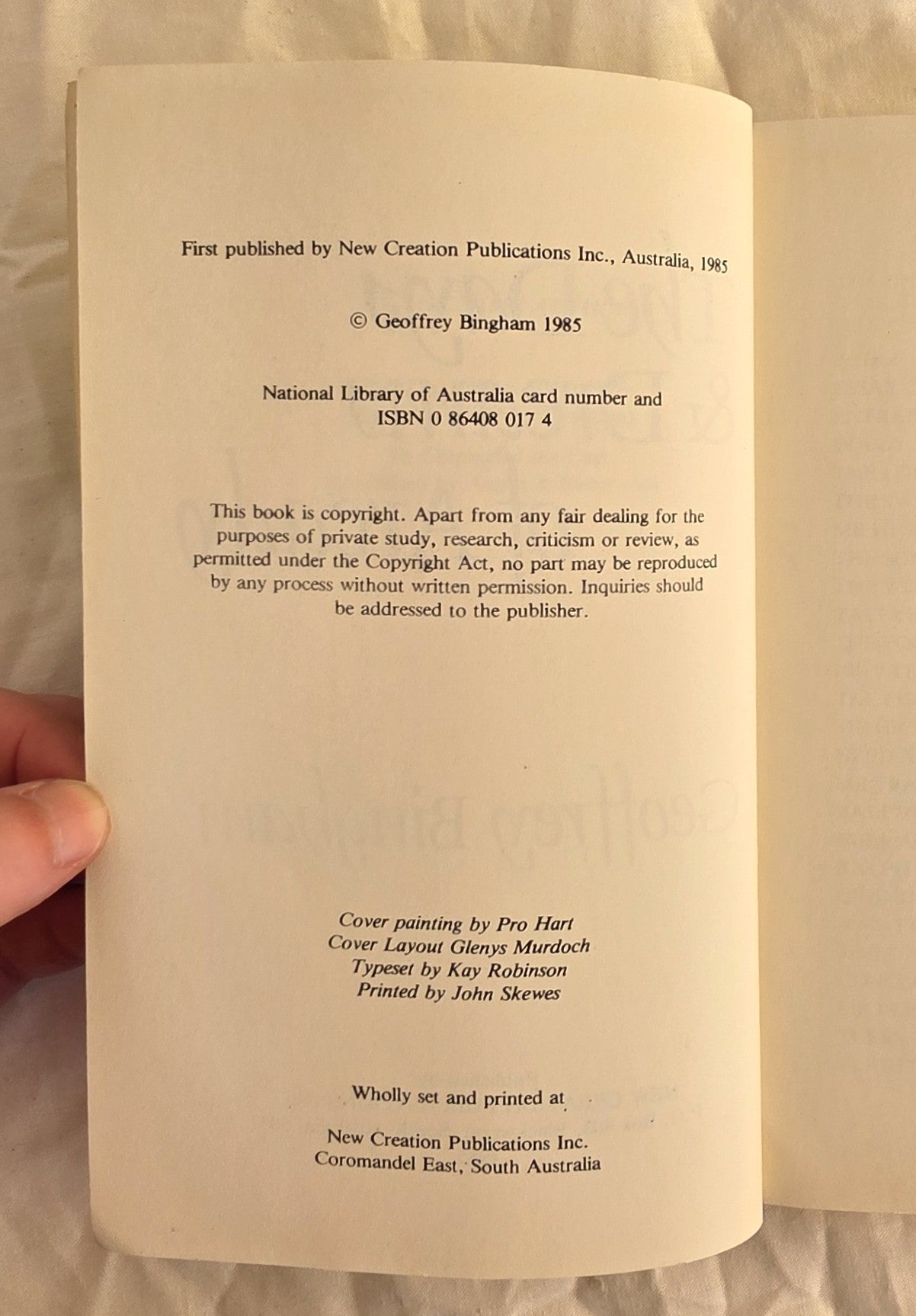 The Days and Dreams of Arcady by Geoffrey Bingham