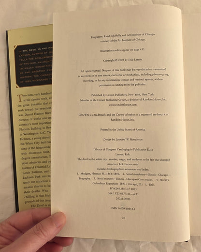 The Devil in the White City by Erik Larson