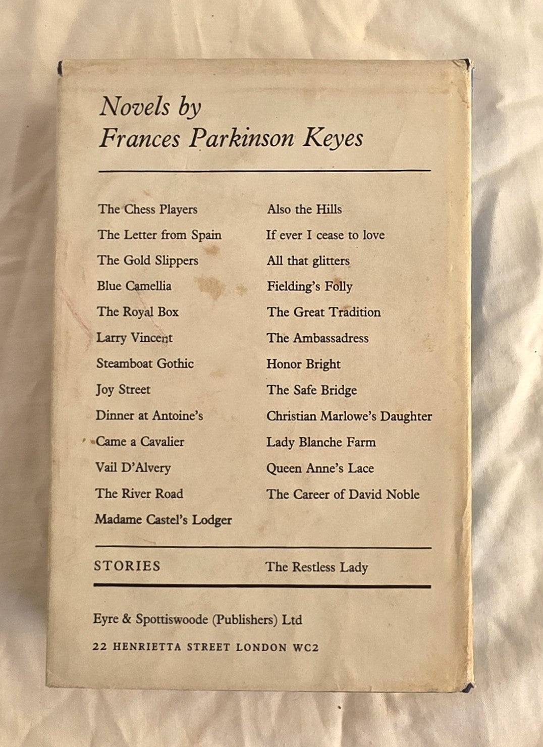 The Explorer by Frances Parkinson Keyes