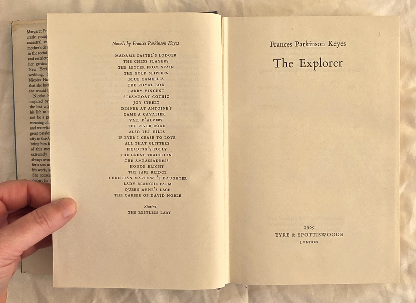 The Explorer by Frances Parkinson Keyes