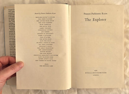 The Explorer by Frances Parkinson Keyes