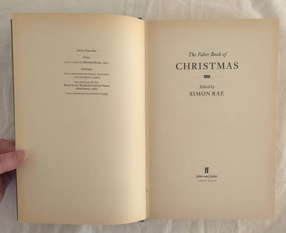 The Faber Book of Christmas by Simon Rae