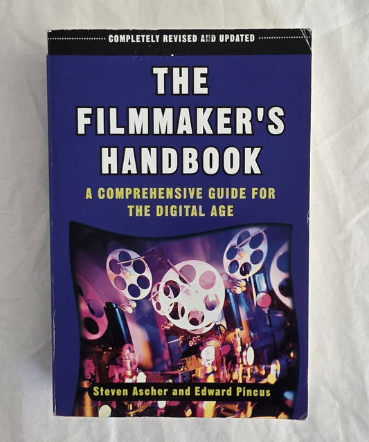 Book titled 'The Filmmaker's Handbook' on a light gray background
