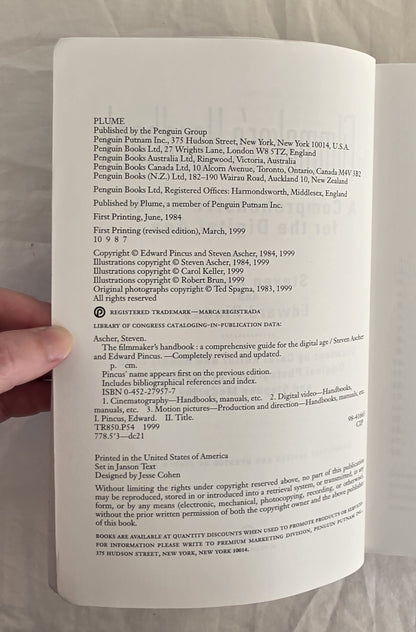 The Filmmaker’s Handbook by Steven Ascher and Edward Pincus
