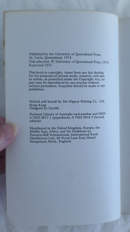 The First Paperback Poets Anthology by Roger McDonald