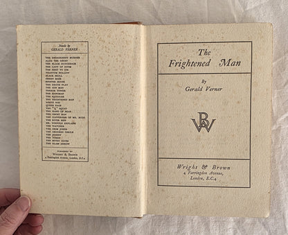 The Frightened Man by Gerald Verner
