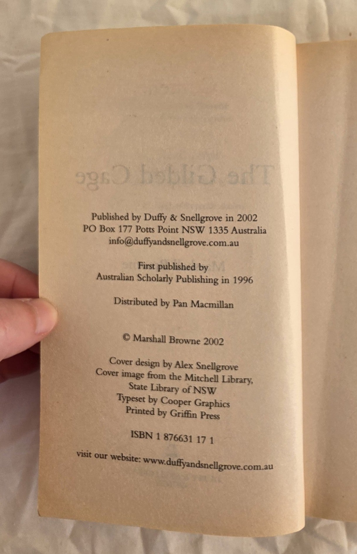 The Gilded Cage by Marshall Browne