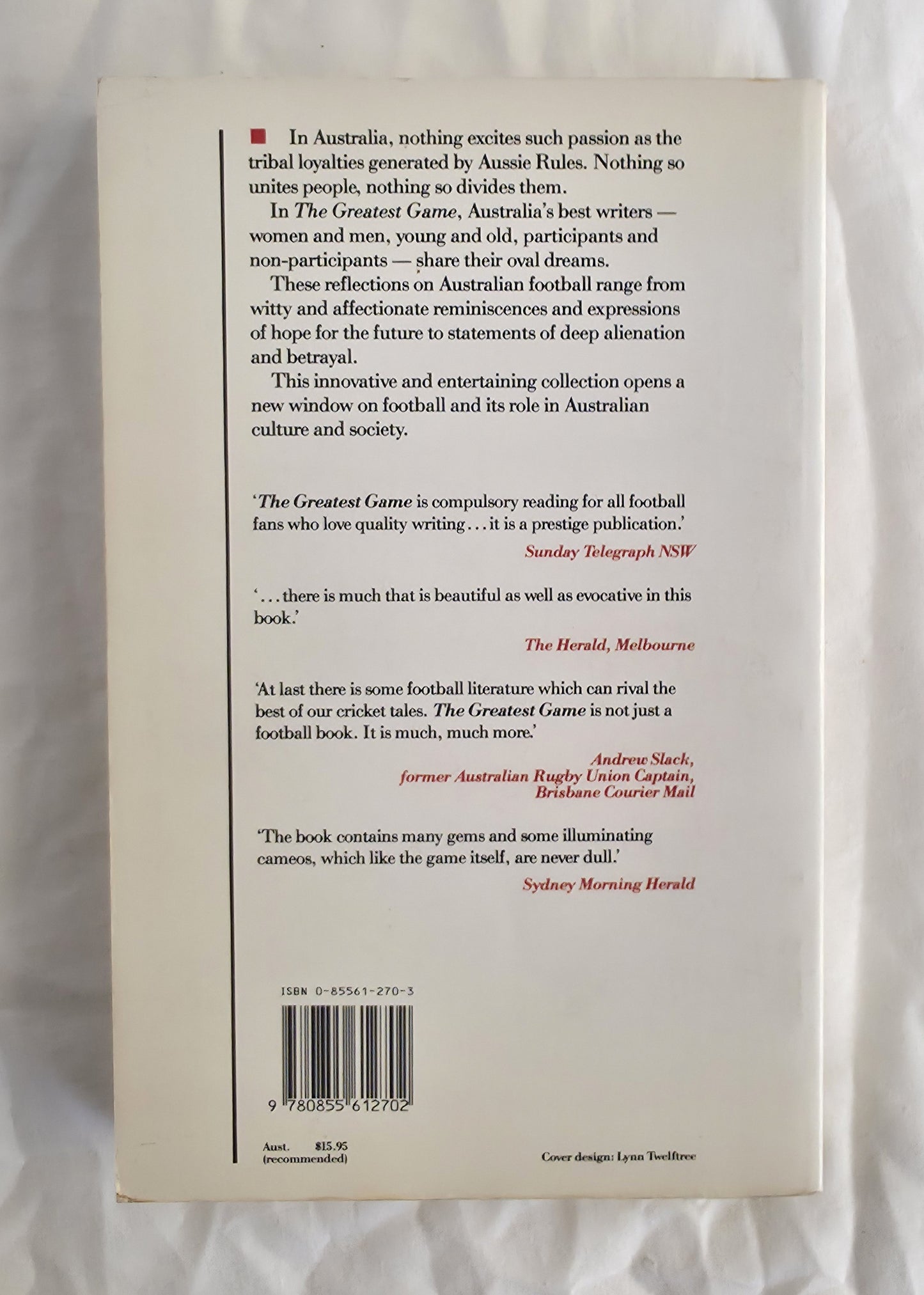 The Greatest Game by Ross Fitzgerald and Ken Spillman