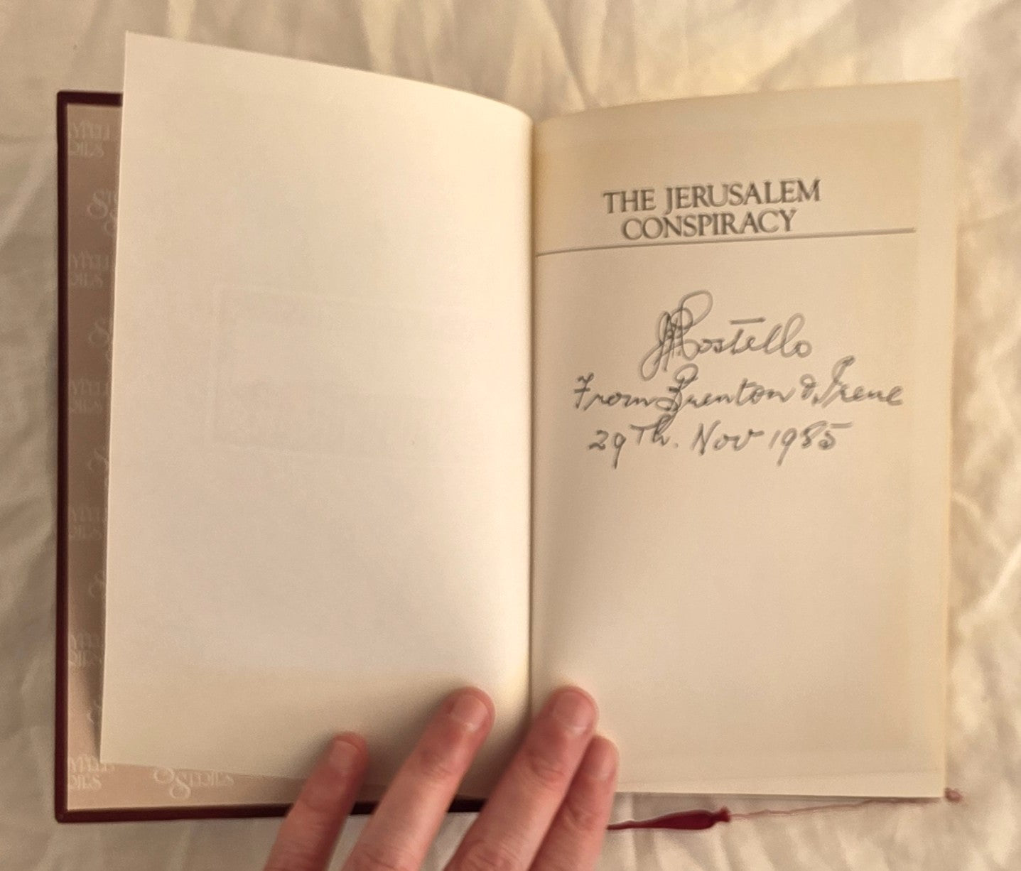 The Jerusalem Conspiracy by Ian McFarlane