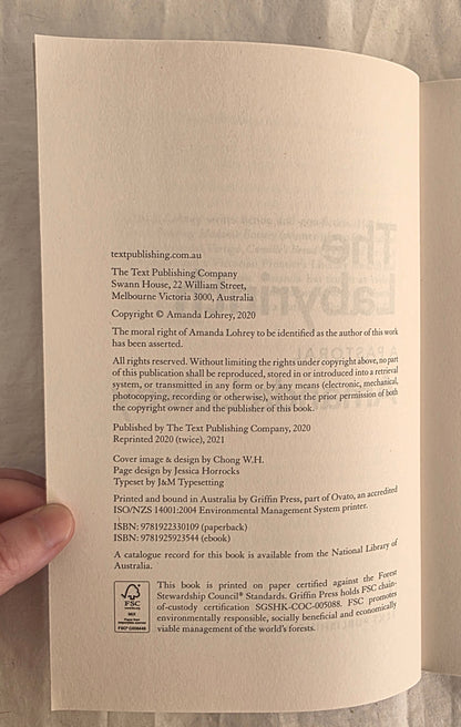 The Labyrinth by Amanda Lohrey