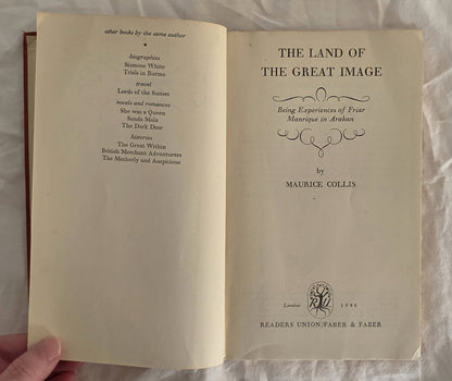 The Land of the Great Image by Maurice Collis
