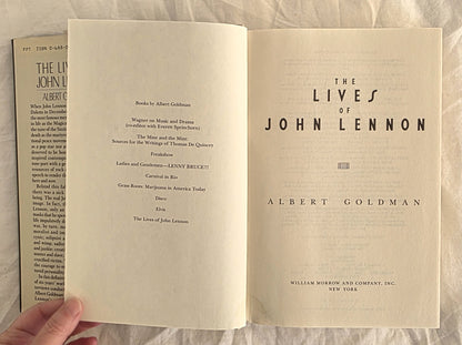 The Lives of John Lennon by Albert Goldman