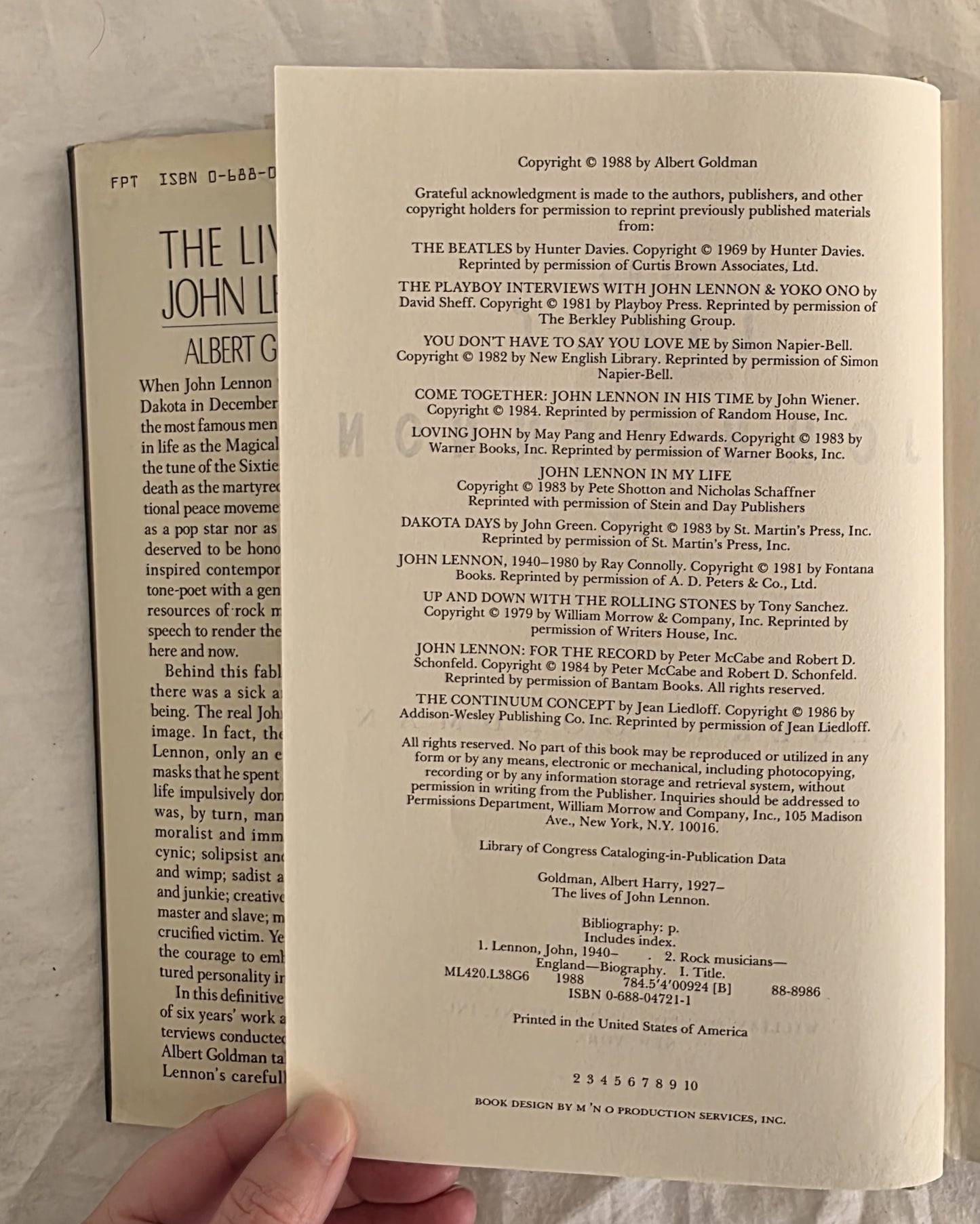 The Lives of John Lennon by Albert Goldman