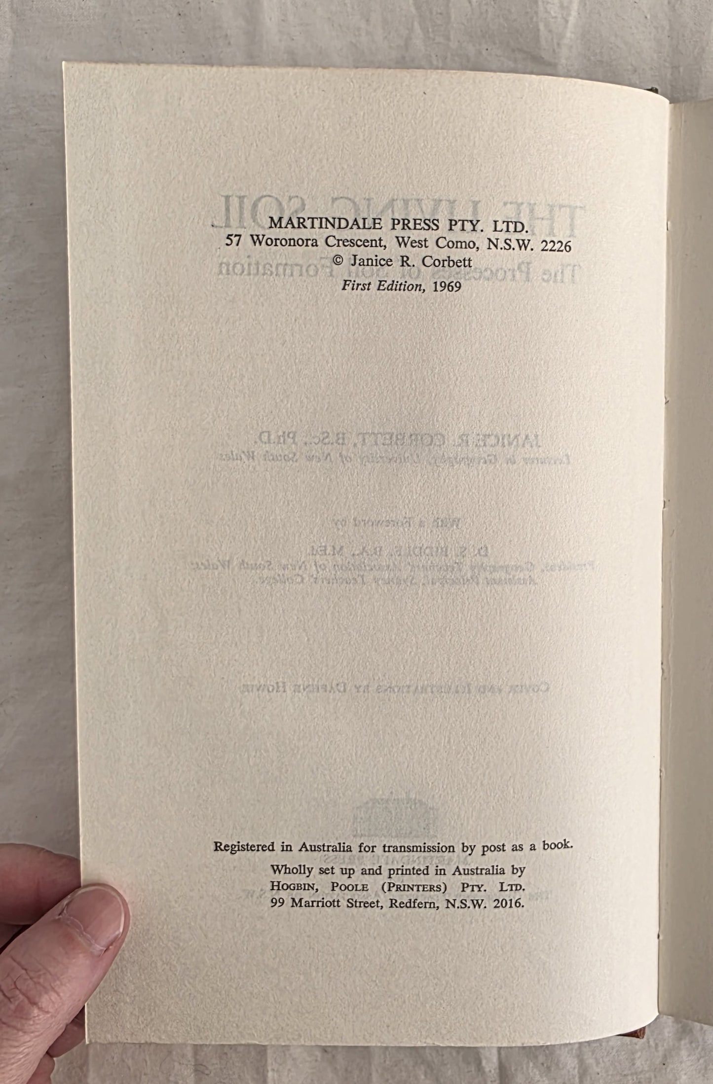 The Living Soil by Janice R. Corbett