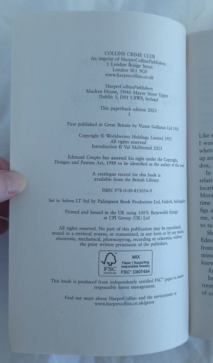 The Long Divorce by Edmund Crispin