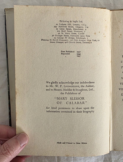 The Missionary Heroine of Calabar by Esther E. Enock