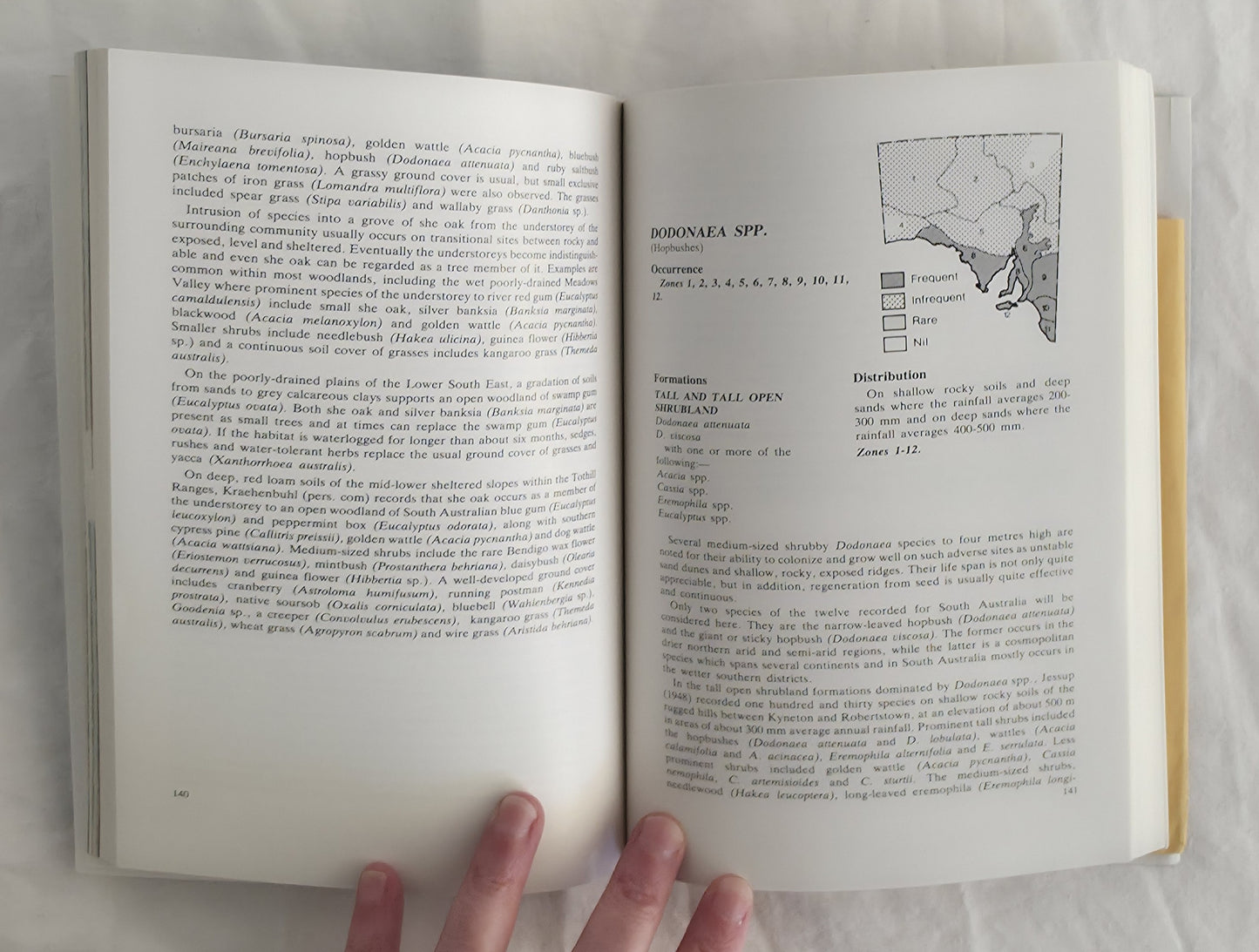 The Native Forest and Woodland Vegetation of South Australia by C.D. Boomsma and N. B. Lewis