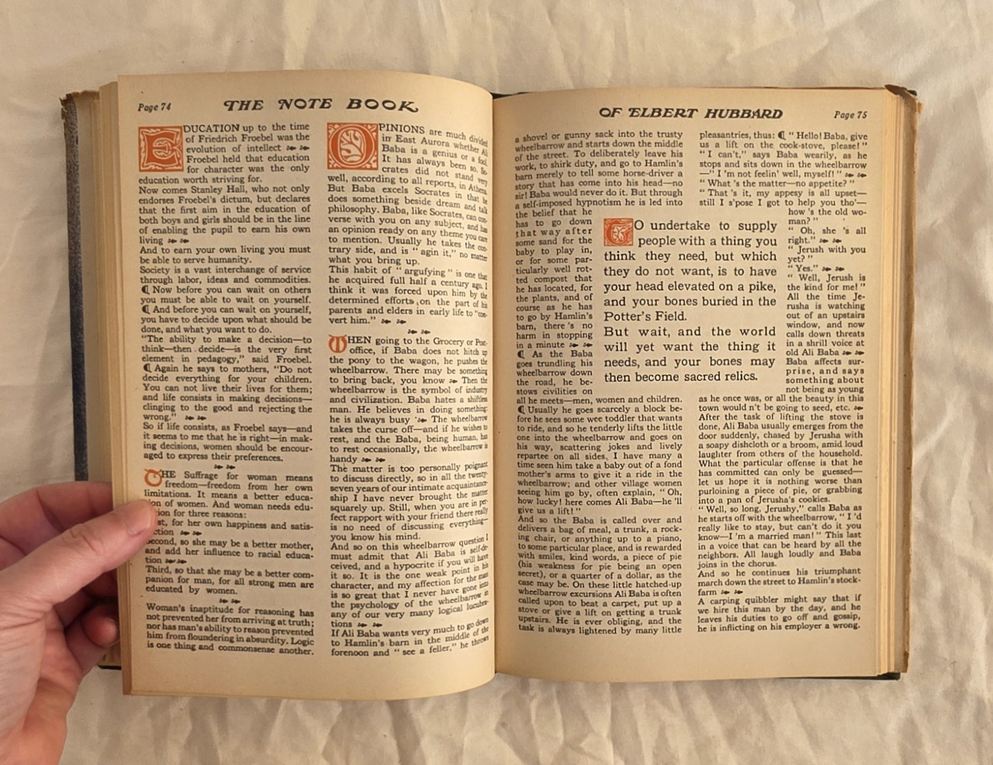 The Notebook of Albert Hubbard by Elbert Hubbard II