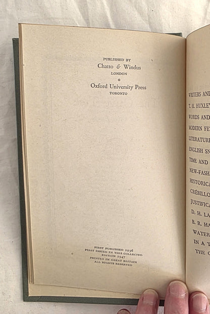 The Olive Tree by Aldous Huxley