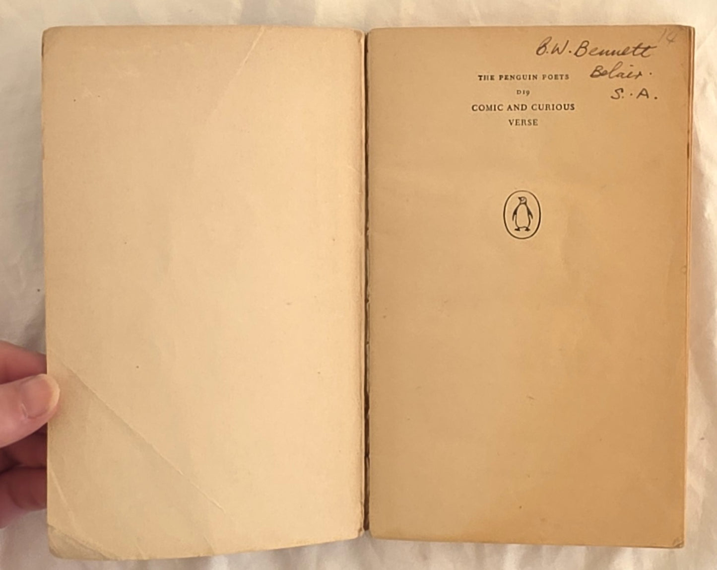 The Penguin Book of Comic and Curious Verse by J. M. Cohen