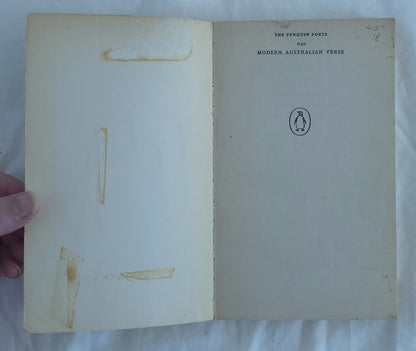 The Penguin Book of Modern Australian Verse by R. G. Howarth, Kenneth Slessor, and John Thompson