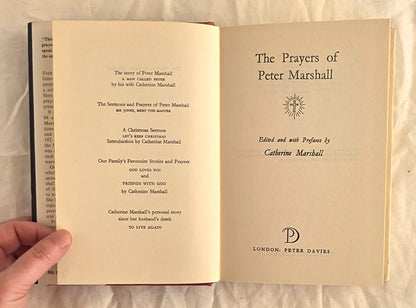 The Prayers of Peter Marshall by Catherine Marshall