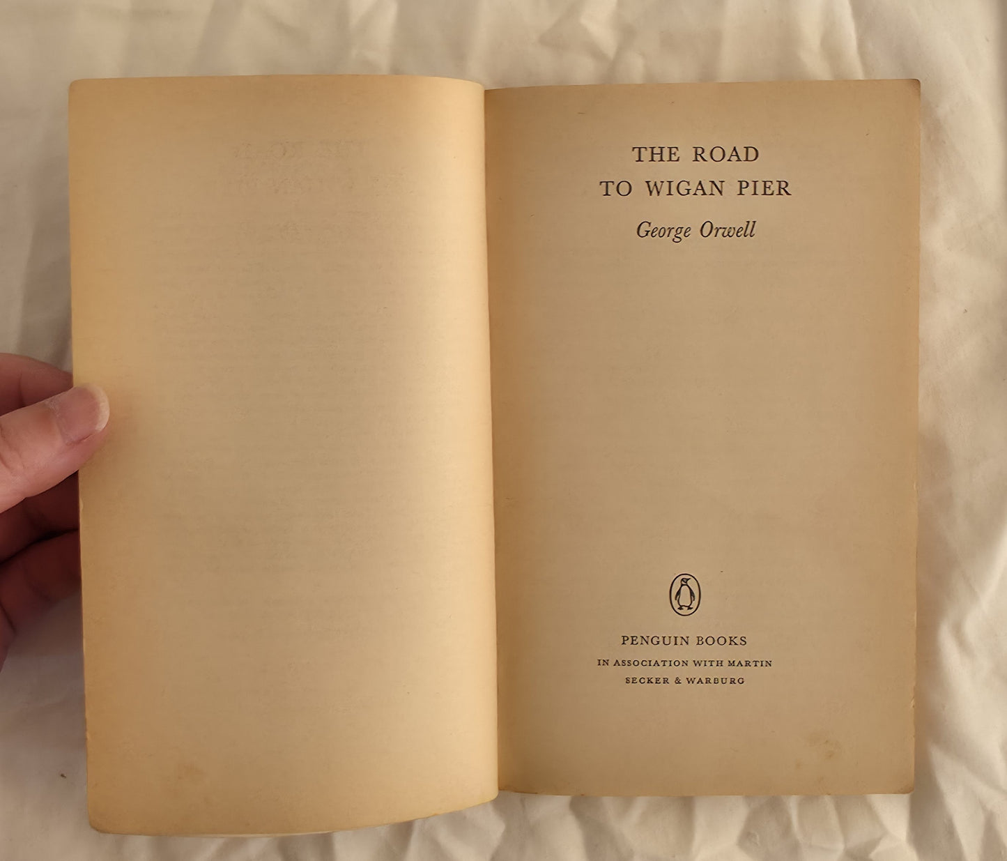 The Road to Wigan Pier by George Orwell