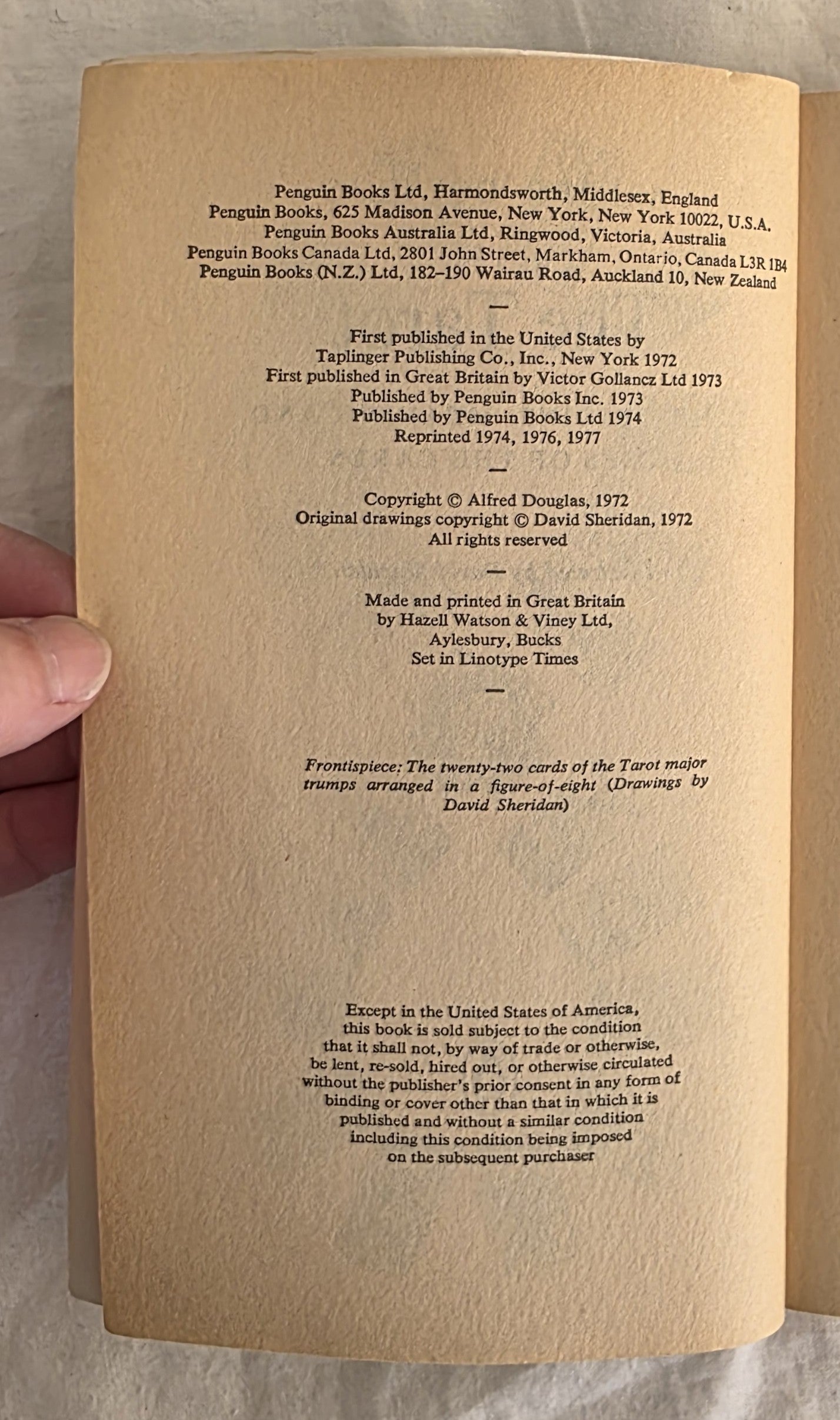 The Tarot by Alfred Douglas