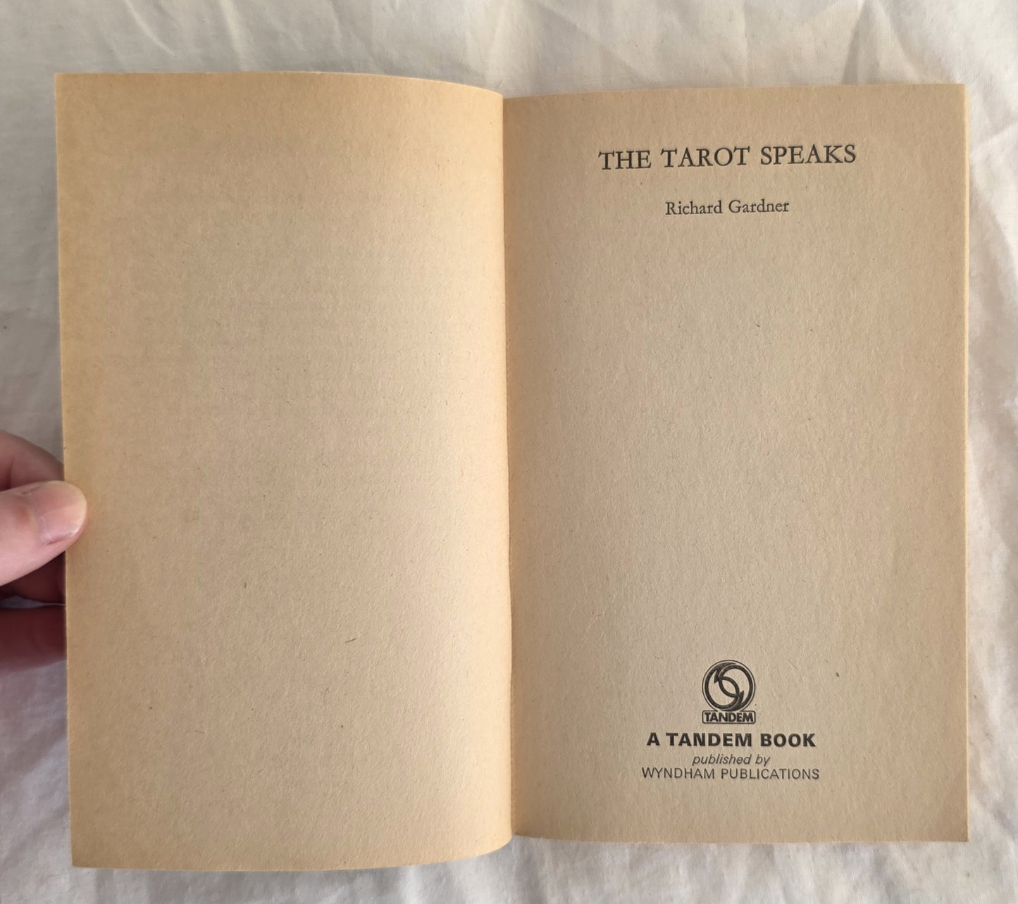 The Tarot Speaks by Richard Gardner