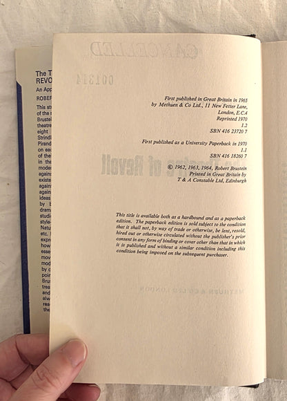 The Theatre of Revolt by Robert Brustein