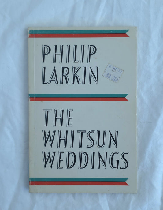 Book cover of 'The Whitsun Weddings' by Philip Larkin on a white background